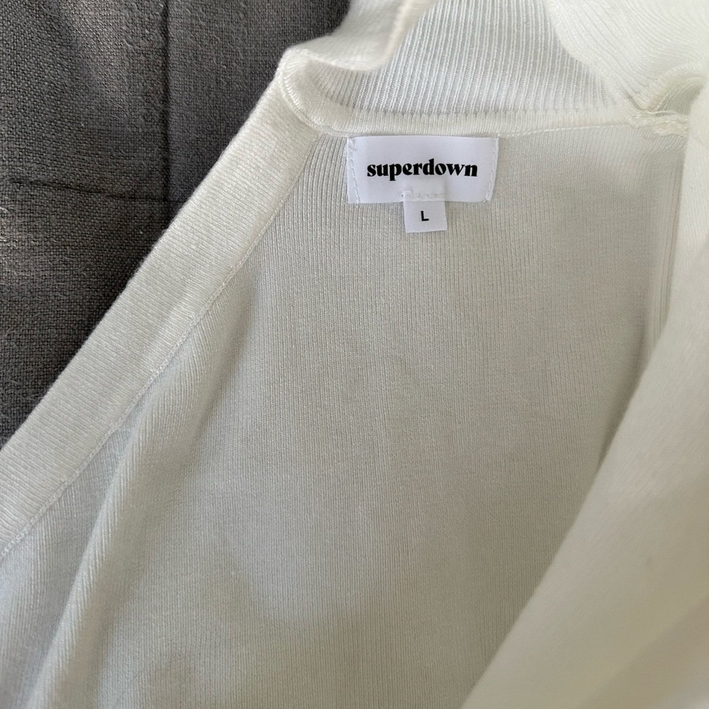 White Luz Knit Top - Picture 4 of 5